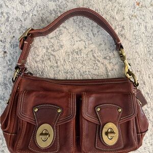 Coach Vintage Leather Twin Turnlock Bag 65th Anniversary edition